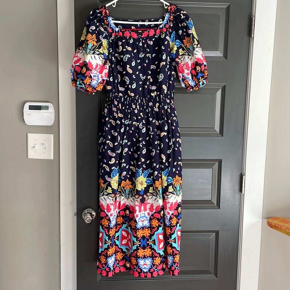 Anthropologie Puff Sleeve dress small